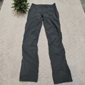 Columbia Gray Omni-Shade Straight Leg Gorpcore Outdoor Convertible Pants, Size 2